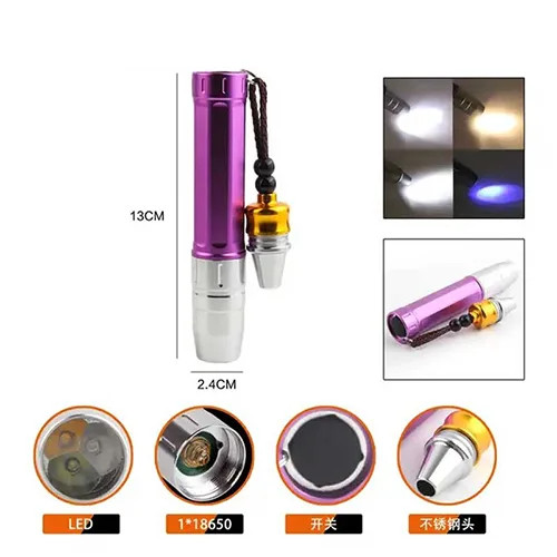 چراغ قوه یووی UV اسمال سان مدل ZY-111 حرفه ای