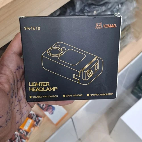 چراغ پیشانی و فندک شارژی یامائو مدل YM-T618 جدید