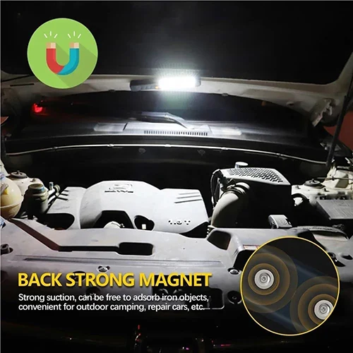 چراغ کار LED شارژی مگنتی 1200 لومن با پایه مغناطیسی جدید
