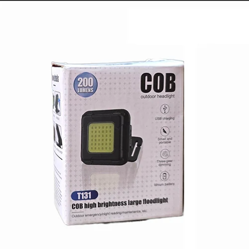 چراغ پیشانی شارژی COB مدل T131 حرفه ای