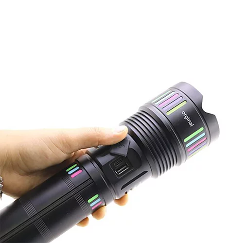 چراغ قوه زومدار اسمال سان جعبه فلزی ZY-W512 درجه یک