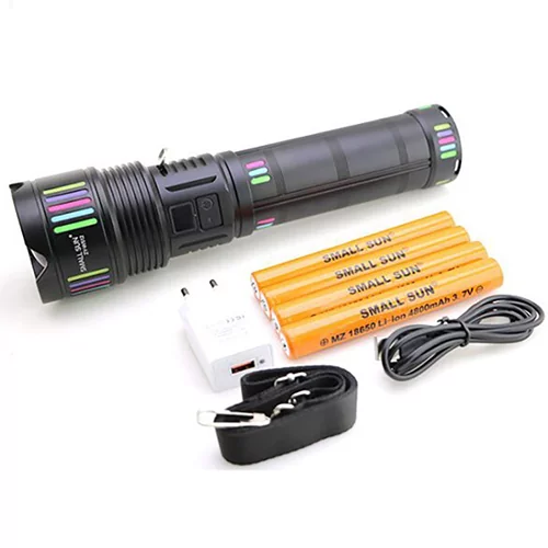 چراغ قوه زومدار اسمال سان جعبه فلزی ZY-W512 کیفیت عالی