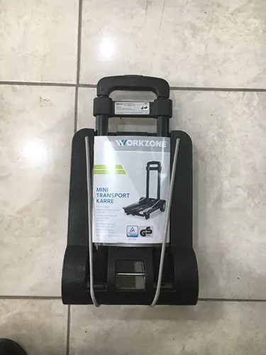 چرخ دستی تاشو Workzone ظرفیت 50 کیلوگرم کد 5037 درجه یک