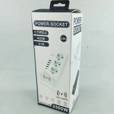 چند راهی برق هوشمند و شارژر وایرلس POWER SOCKET مدل QL-1080 حرفه ای