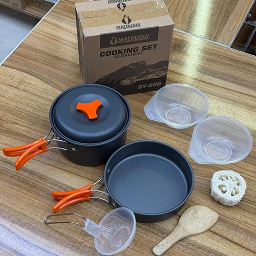 ست ظروف کوهنوردی و کمپینگ 1 الی 2 نفره SY-200 کیفیت عالی