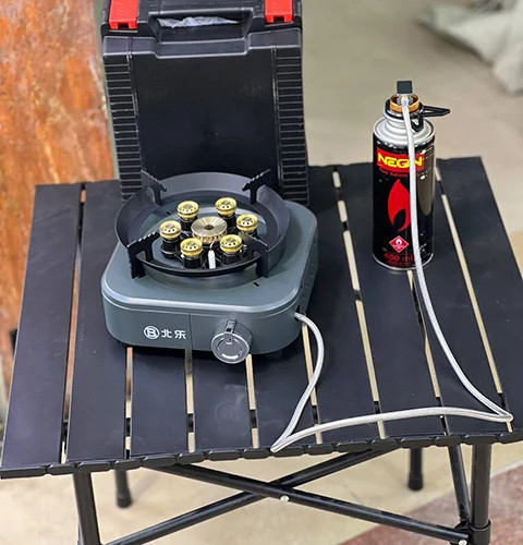 اجاق گاز مسافرتی شلنگ دار مدل K-750 حرفه ای