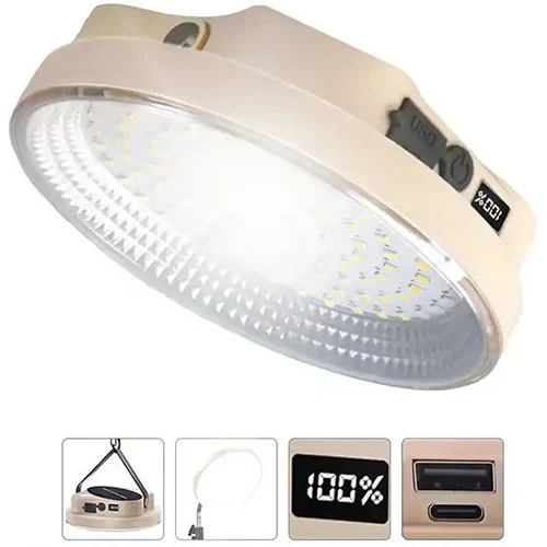 چراغ شارژی خورشیدی 500 وات N-LIGHT K100 جدید