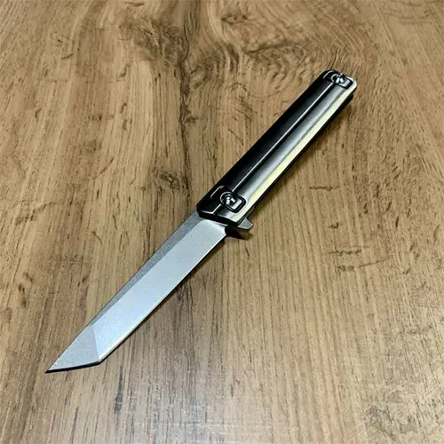 چاقو تاشوی جیبی تانتو Tanto مدل D2 حرفه ای