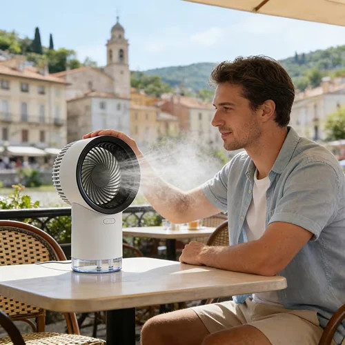پنکه خنککننده و مهپاش رومیزی مدل Air cooler fan 365 کیفیت عالی