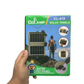 شارژر خورشیدی تاشو سی سی لمپ مدل CL-670 کیفیت عالی