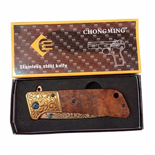 چاقو طلایی چانگ مینگ مدل Chongming CM71 حرفه ای