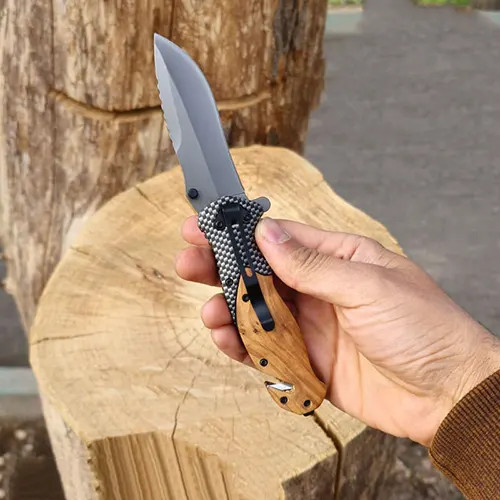 چاقوی جیبی کارتر دار برونینگ BROWNING مدل X50 جدید