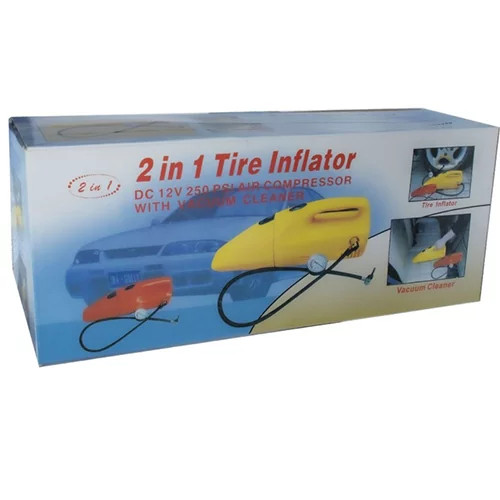 جارو و پمپ باد فندکی خودرو INFLATOR مدل 7020 کیفیت عالی