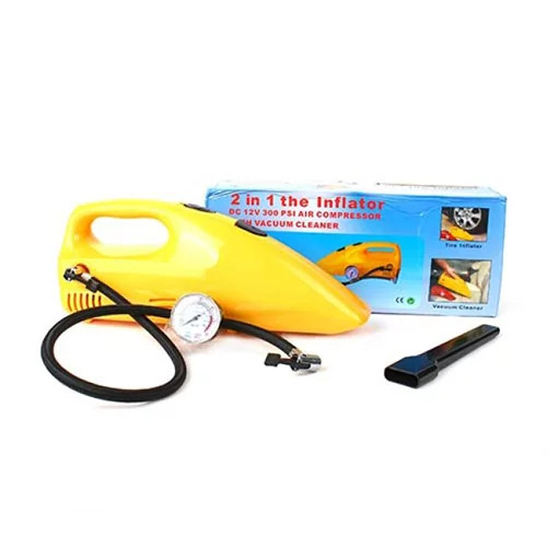 جارو و پمپ باد فندکی خودرو INFLATOR مدل 7020 جدید
