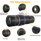 دوربین تک چشمی کامت مدل COMET 16×52 درجه یک