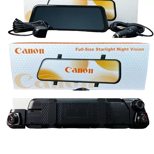 دوربین آینهای ثبت وقایع خودرو 4 دوربینه وای فای WiFi دار Canon کیفیت عالی