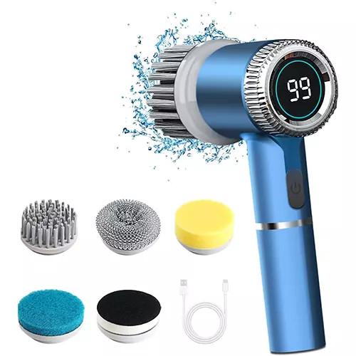 فرچه و برس شستشوی شارژی صفحه دیجیتال 5 در 1 جدید