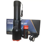 چراغ قوه پلیسی زومدار چهار لامپه MULTI-FUNCTIONAL درجه یک