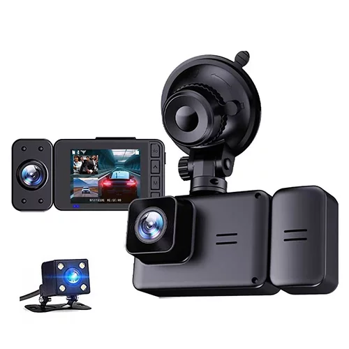 دوربین ثبت وقایع خودرو 3 لنز وای فای دار مدل 3CAMERAS DASH CAMERA درجه یک
