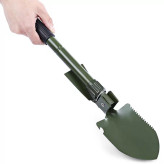 بیلچه تاشو چندکاره کمپینگ مدل Camping Shovel 5 Function Foldaway کیفیت عالی