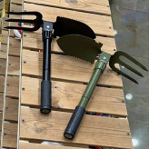 بیلچه تاشو چندکاره کمپینگ مدل Camping Shovel 5 Function Foldaway حرفه ای