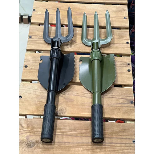 بیلچه تاشو چندکاره کمپینگ مدل Camping Shovel 5 Function Foldaway حرفه ای
