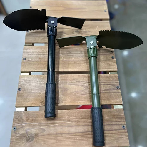 بیلچه تاشو چندکاره کمپینگ مدل Camping Shovel 5 Function Foldaway جدید