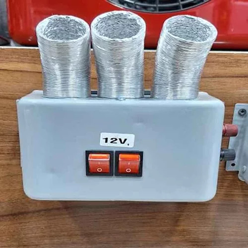 بخاری برقی خودرو 12 ولت 600 وات سه خروجی درجه یک