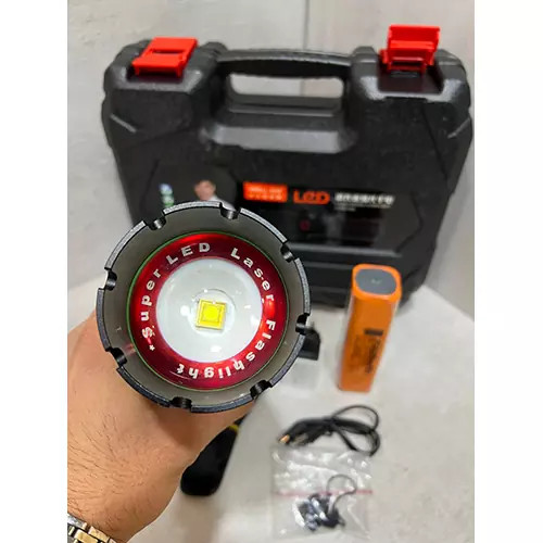 چراغ قوه پلیسی نور زرد اسمال سان مدل ZY-T266 درجه یک