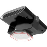 بخاری فندکی خودرو 150 وات مدل Car Auto Heater Fan LY-120 جدید