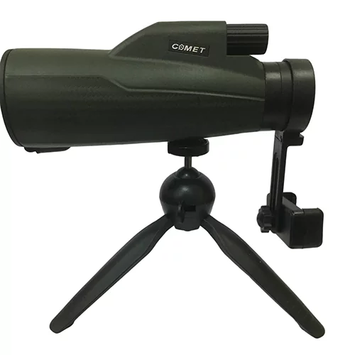 دوربین تکچشمی کامت با سهپایه و هولدر موبایل مدل COMET 10x50 کیفیت عالی