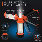 چراغ کمپینگ سه پایه دار با سه پنل 360 درجه مدل T-SUN LK-XQ-Z10 درجه یک