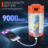 چراغ کمپینگ سه پایه دار با سه پنل 360 درجه مدل T-SUN LK-XQ-Z10 کیفیت عالی