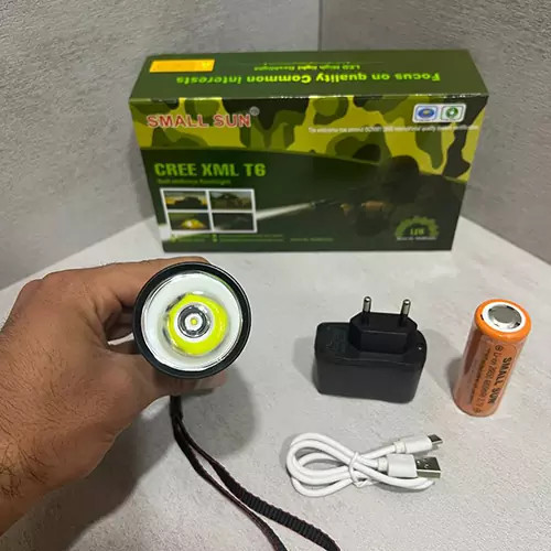 چراغ قوه شارژی پلیسی اسمال سان مدل ZY T150 حرفه ای