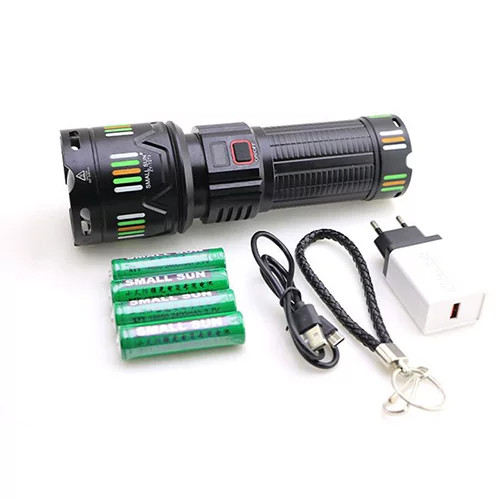 چراغ قوه پلیسی زوم دار با جعبعه فلزی SMALL SUN ZY-T273 کیفیت عالی