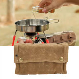 کیف جا ادویه کمپینگ با 9 بطری شیشهای حرفه ای