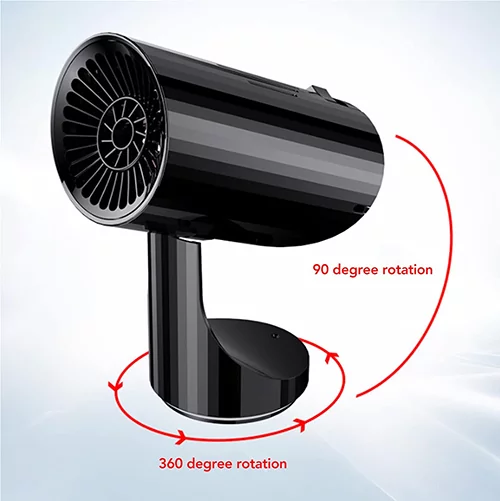 فن و بخاری فندکی خودرو 12 ولت مدل HEATER FAN MJ509E کیفیت عالی