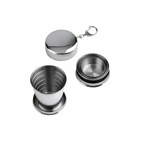 لیوان استیل تاشو 140 میلی لیتر حرفه ای