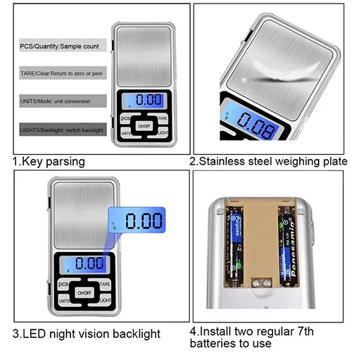 ترازو دیجیتال جیبی MH-Series Pocket Scale کیفیت عالی