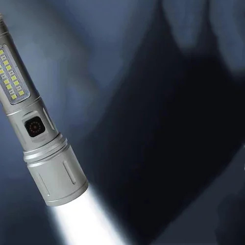 چراغ قوه جیبی LED + COB اسمال سان مدل Zy-603 درجه یک