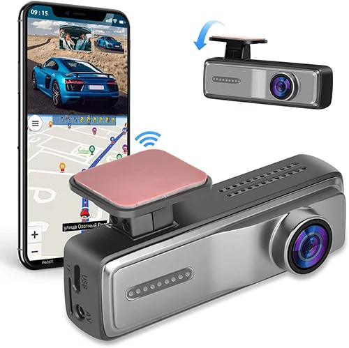 دوربین ثبت وقایع خودرو وای فای دار داشکم مدل V8 حرفه ای