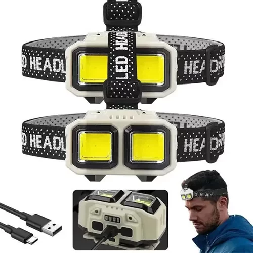 چراغ پیشانی سنسوردار شارژی اسمال سان مدل HX-816S جدید