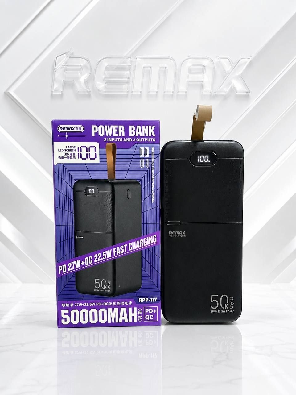 پاوربانک رمکس REMAX مدل RPP-117 ظرفیت 50000