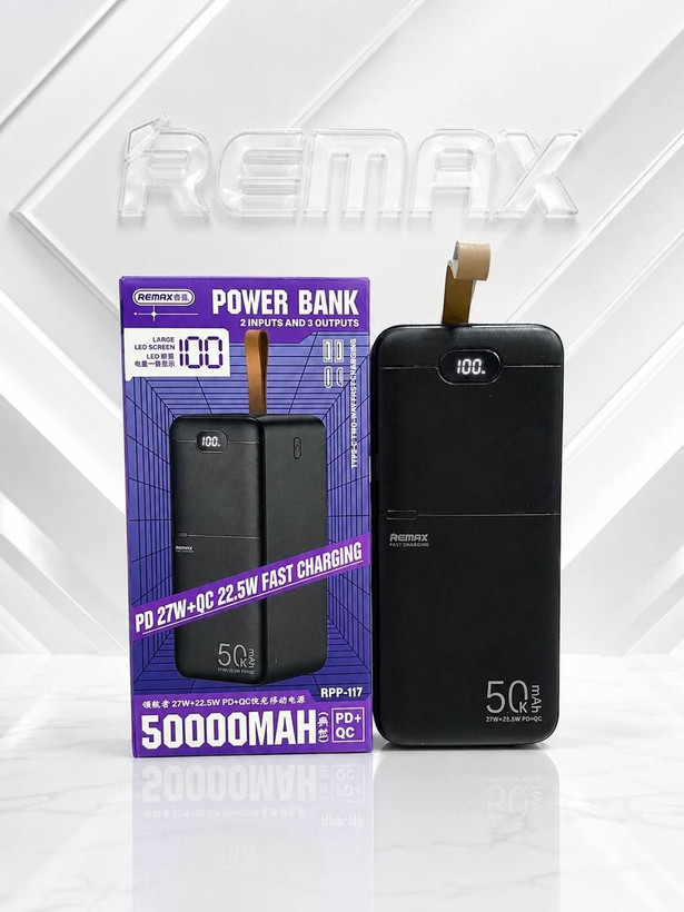 پاوربانک رمکس REMAX مدل RPP-117 ظرفیت 50000