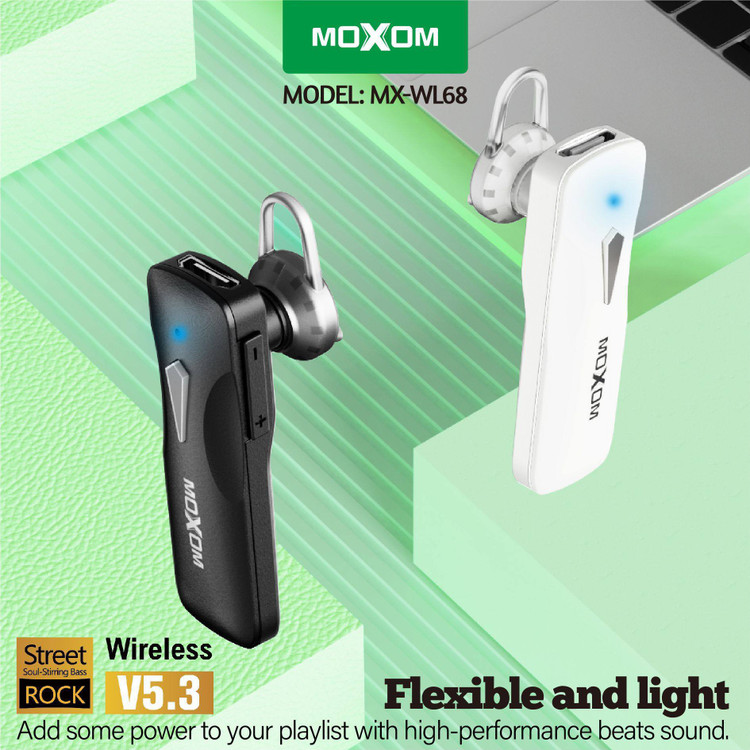 هدفون بلوتوثی MOXOM مدل WL-68