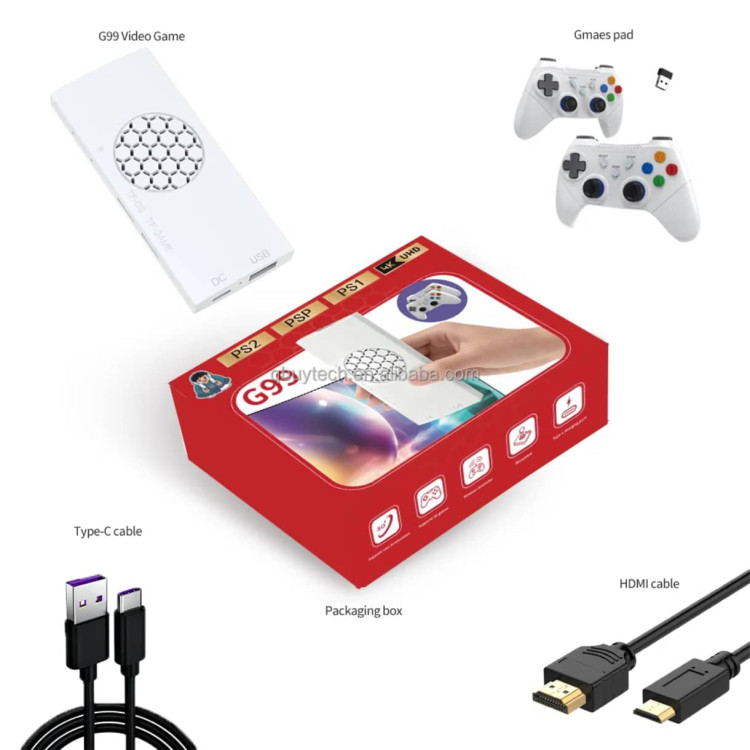 کنسول بازی گیم استیک G99 ساپورت بازی ps2 درجه یک