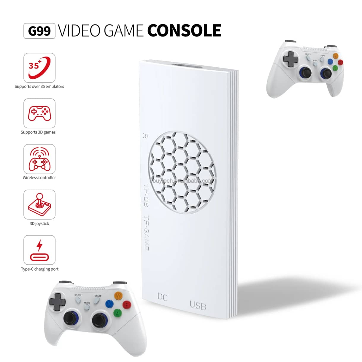 کنسول بازی گیم استیک G99 ساپورت بازی ps2 کیفیت عالی