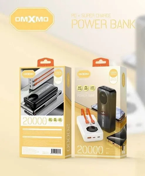 پاوربانک OMXMO مدل PD-11 ظرفیت 20000 هزار میلی آمپر حرفه ایی