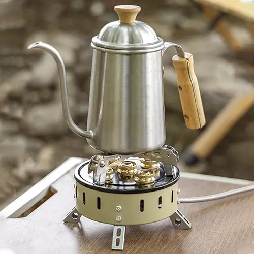 اجاق و سرشعله شلنگ دار 5 مشعل تاشو برند Kaisi Outdoor جدید