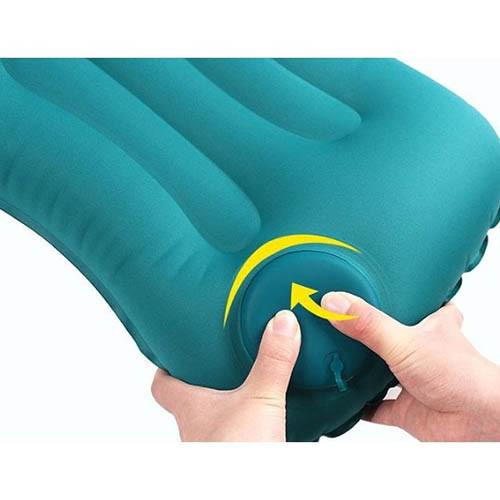 بالش بادی سفری طبیعتگردی پمپدار گری حرفه ای